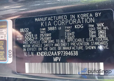 2023 Kia Seltos S z USA, uszkodzony, nr VIN KNDEU2AA1P7394638